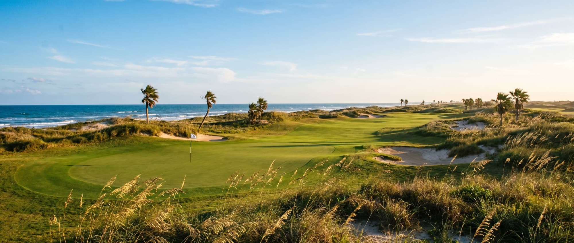 A coastal golf course near South Padre Island